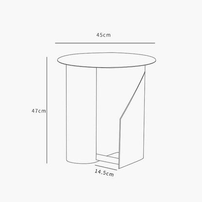 METALICA Table d'Appoint - Ettalia Market